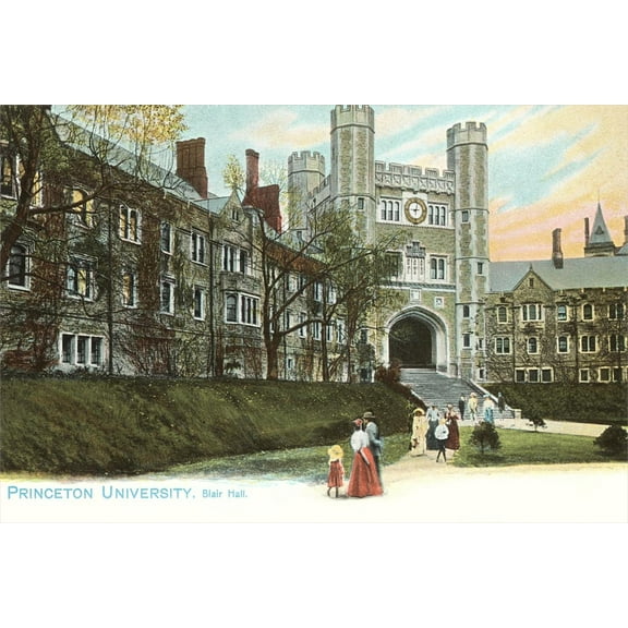 Art.com Blair Hall, Princeton University, New Jersey Art Print, 24" x 16"
