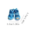 thumbnail image 4 of Viflosae Dog Boots Dog Booties Summer Breathable Mesh Shoes Small Dog Shoes Size 2 Recommended To Weigh, 4 of 8