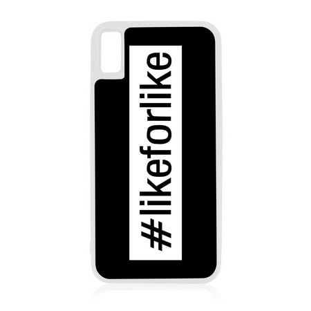 Hashtag Likeforlike #Likeforlike Design White Rubber Case ... Hashtag Likeforlike #Likeforlike Design White Rubber Case ...