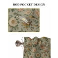 thumbnail image 6 of Vintage Spring Floral Living Room Curtains 2 Panel, Farmhouse Flowers Green Vintage Cafe Window Treatment, Farmhouse Bedroom Bathroom Kitchen Curtains Drapes 104"x54", 6 of 6
