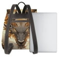 thumbnail image 3 of Yiaed Golden Horned White Dragon Print Laptop Backpack for Women Slim Computer Bag Work Travel College Backpack Purse Fits 14 Inch Notebook, 3 of 4