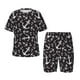 thumbnail image 1 of Balery Anchors Conjunto de Pijama Infantil de Manga Corta con Estampado – Ropa de Dormir de Algodón Suave-XX-Large, 1 of 6