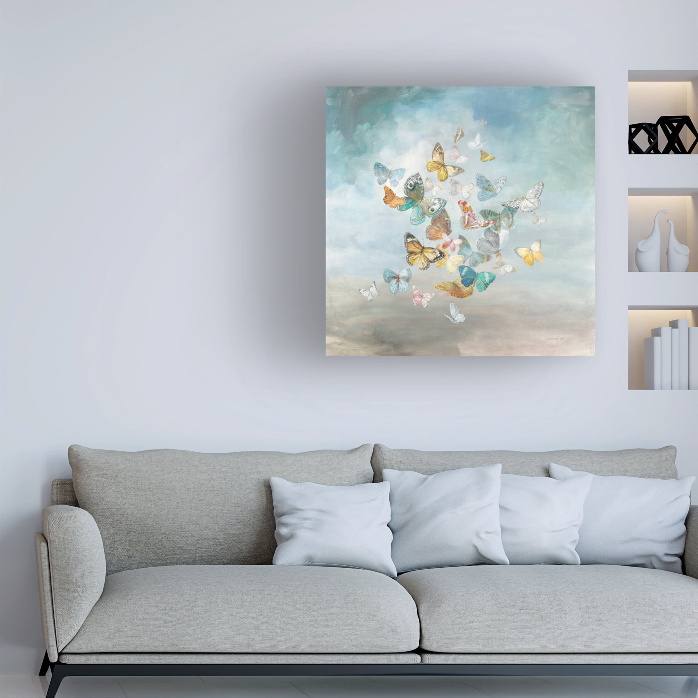 Danhui Nai 'Beautiful Butterflies' Canvas Art