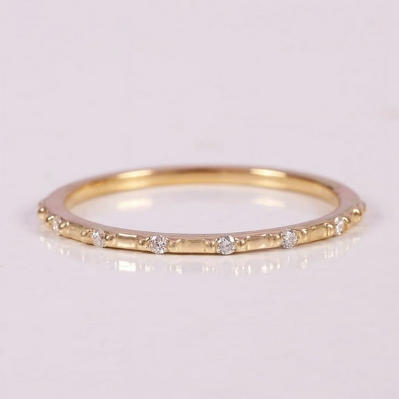 Round Diamond Brilliant Cut Wedding Ring, Distance Eternity 925 Stariing Silver Ring, Anniversary Ring, Christmas Day,