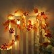 thumbnail image 3 of Advancent Juego de cuerdas de luces de Halloween, hoja de otoño, fiesta de cumpleaños, dormitorio, sala de estar, ventana, lámpara de Iluminación navideña 2 piezas, 3 of 6