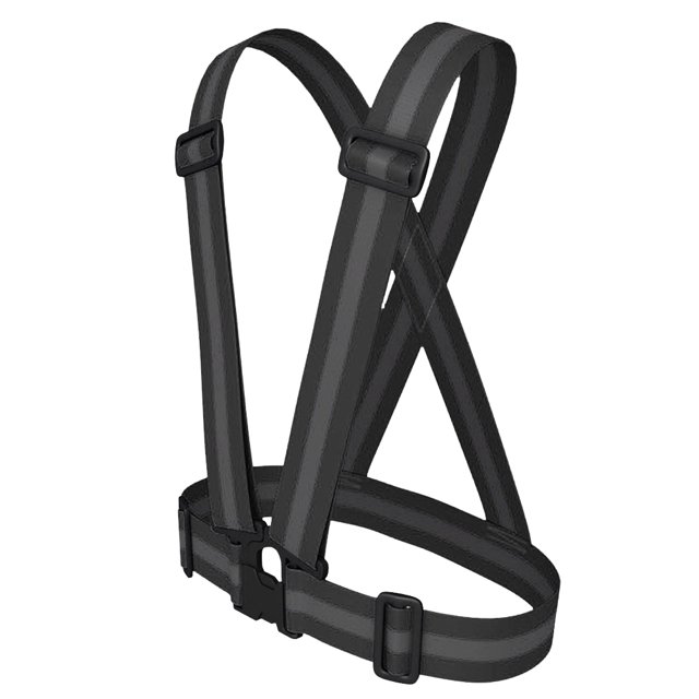 Chaleco Reflectante Btafrte Seguridad para Nocturno Andar en Bicicleta Y Correr Negro