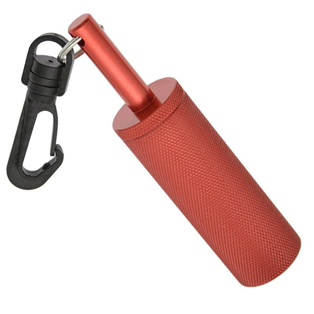 braveheart Scuba Rattle Stick with Clip Loudest with Handheld Hook Pointer Red Stick Diving Red 11.8x2.8cm