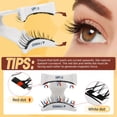 thumbnail image 4 of Pestañas magnéticas QUEWEL Natural Look, reutilizables, 4 pares, 4 of 7