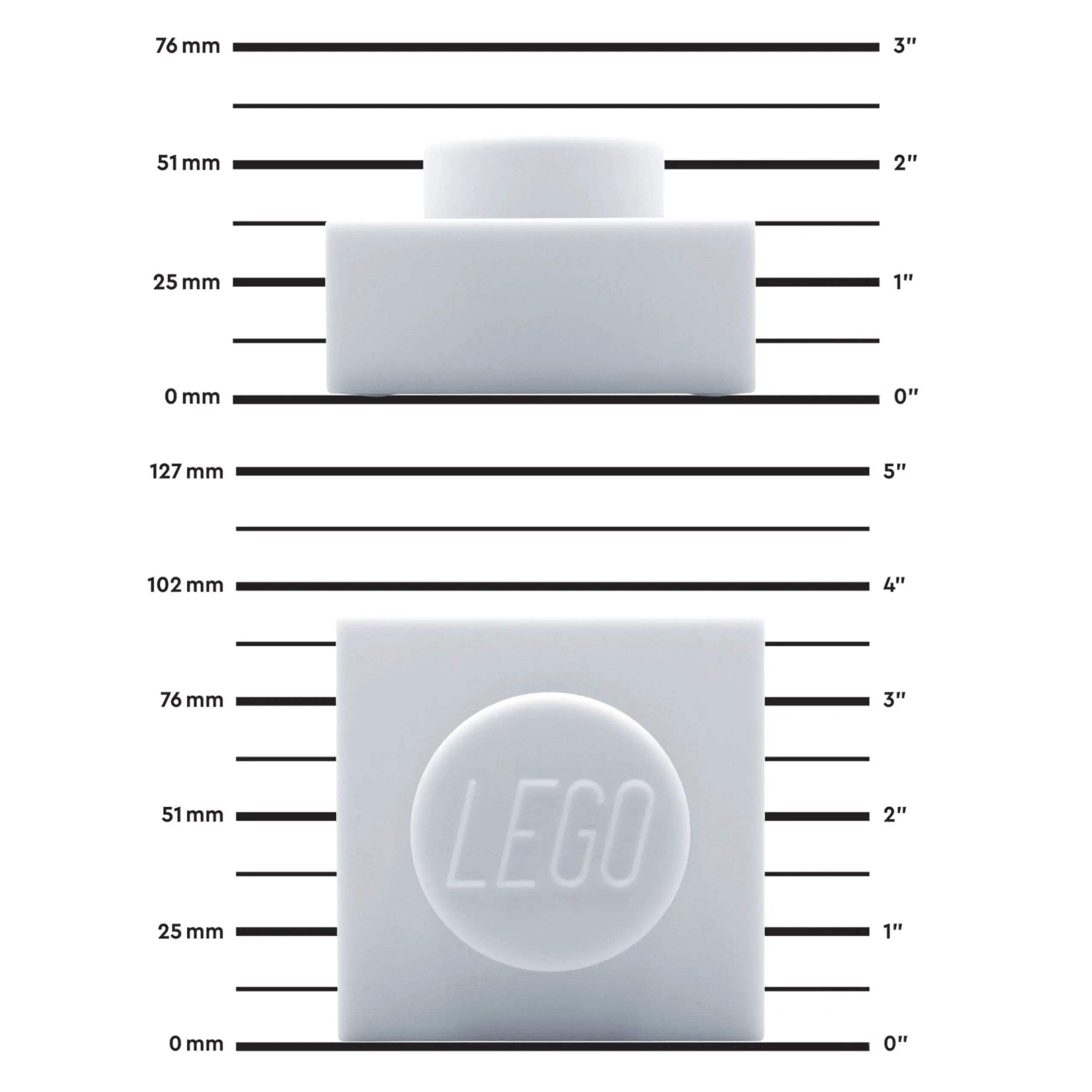 LEGO 1x1 Plate Night Light - White (LP50)