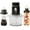 Black, variant on CozyHome Electric Food Chopper, Electric 4 in 1 Food Grinder for Grinding Meat, Peeling Garlic & Juicing, 2 Speed Blender and Food Processor Combo with 1.5L Glass Bowl & 2 Cups (0.4L+0.2L), 250W Beige