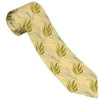 thumbnail image 3 of XMXY Leaves Autumn Mens Necktie Ties , Fall Doodle Scrapbooking Boho Design Formal Bussiness Wedding Party Printed Tie, 3 of 9
