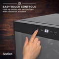 thumbnail image 4 of Ivation 8 Bottle Thermoelectric Wine Cooler, Horizontal Countertop Wine Fridge - Black, 4 of 5