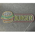 thumbnail image 4 of Craftnamesign Burger Neon Sign, Burger Shop LED Sign, Fast Food Shop Decoration, 4 of 4