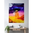 thumbnail image 2 of Outta This World (I'M Outta Here) Poster Wall Art, Modern Wall Decor For Living Room Bedroom, 24x36 UNFRAMED, 2 of 3