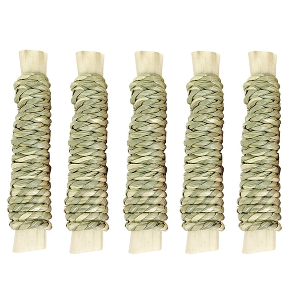 BESTSKY Rabbit Chew Toys,Organic Sweet Bamboo Rabbit Toys,High-Fiber Guinea Pig Toys,Refreshing Rabbit Chew Toys for Natural Teeth Grinding