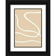 thumbnail image 1 of Artographie Studio 24x32 Black Ornate Wood Framed with Double Matting Museum Art Print Titled - Beige Lines 01, 1 of 4