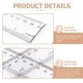 thumbnail image 4 of 20pcs Plastic Rulers Measuring Ruler Students Ruler Drawing Ruler School Office Supplies, 4 of 8
