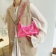 thumbnail image 3 of Bolso de hombro portátil de PVC para mujer bolsa con cadena Ehuebsd transparente informal Color caramelo a la moda para verano, 3 of 9