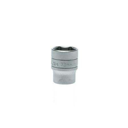 23 Mm Socket - Teng Tools 23mm 1/2 Inch Drive 6 Point Regular Metric Socket - M1205236-C