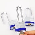 thumbnail image 3 of Candados SEPOX Acero Resistente Largo con Llaves Iguales Paquete de 6, 3 of 9