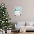 thumbnail image 2 of Happy Holidays Festive Mantle Stockings Holiday Graphic Art Gallery Wrapped Canvas Print Wall Art, 2 of 7