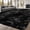 Black, variant on ZRSDIXK Large Area Rug, 5ft x 8ft Shag Living Room Rug, Indoor Modern Tie-dye Area Rugs for Bedroom, Rectangle Fluffy Home Carpets, Light Gray