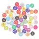 thumbnail image 2 of 50Pcs Round Plastic Number Tags Plastic Number Labels for Beekeeping Livestock Farming 1-50, 2 of 5