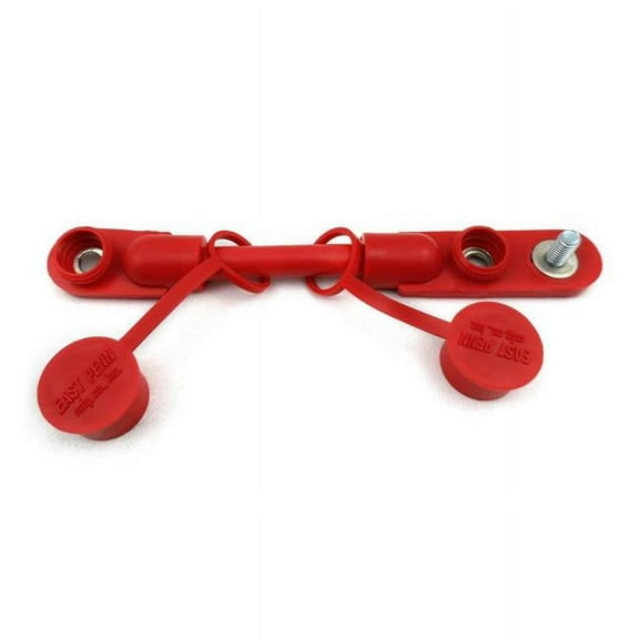 East Penn E6B-4362 7 in. Gr.31 Cable Harness Assembly for 2 Batteries, Red
