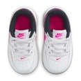 thumbnail image 6 of Toddler's Nike Force 1 White/Fierce Pink (CZ1691 109) - 5, 6 of 7