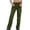 Army Green, variant on Bell Bottom Jeans Womens Cargo Denim Jeans High Waisted Stretchy Flap Pocket Straight Leg Pants Sweatpant Jeans S-44 Khaki XXL