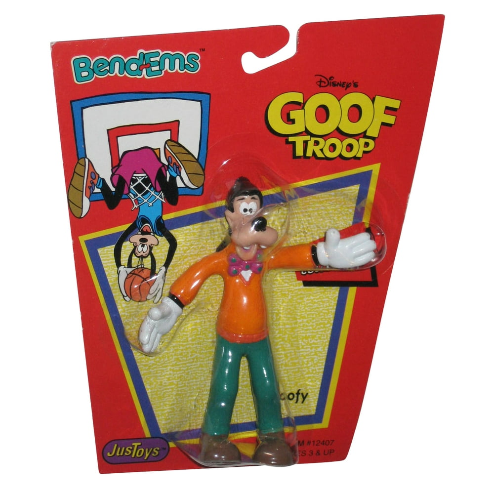 Disney Goof Troop Bend-Ems Goofy Just Toys Bendable Figure - Walmart.com - Walmart.com