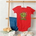 thumbnail image 4 of TMNT Ninja Turtle Christmas Lights Baby Romper Boys or Girls, 4 of 6