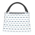 thumbnail image 1 of Easygdp Cute Shark Bolsa de Almuerzo Insulada Reutilizable, Bolsa de Mano y Bandolera para Oficina, Trabajo, Viajes, 1 of 6