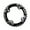 Black Round, variant on BUCKLOS Mounrtain Bike Chainring 104BCD MTB Crankset Narrow Wide Bike Chainring Single Speed Round Oval MTB Chainring