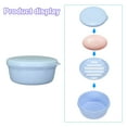 thumbnail image 4 of Uxcell Travel Soap Container 2 Pack Round Soap Holder Travel Case Box Blue, 4 of 5