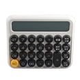 thumbnail image 3 of 12 Digit Calculator Large LCD Display Big Button Standard Mechanical Switch Calculator for Office School Home Porcelain White, 3 of 4