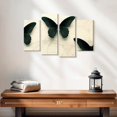 thumbnail image 2 of Elephant Stock Butterfly Beauties Wall Art - Horizontal Multi Panel Canvas - Living Room Wall Decor - Animal Multi Panel - Black And Gray Decor - 24" x 14", 2 of 4