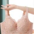 thumbnail image 4 of Einccm Women Wireless Lace Bra Comfortable Breathable Hollow Out Everyday Bralette Soft Support Charming Design for Daily Wear, 4 of 8