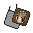 thumbnail image 2 of Carolines Treasures SS8108PTHD Basenji Pair of Pot Holders, 7.5HX7.5W, multicolor, 2 of 2