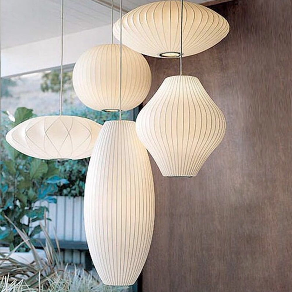 Arturesthome Japanese Style Fabric Pendant Light Restaurant Lamp Lantern Staircase Chandelier
