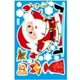 thumbnail image 3 of Fiudx Decoración del hogar Pegatinas electrostáticas navideñas con copos de nieve para puertas y ventanas, 3 of 6