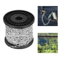 thumbnail image 2 of Practical 100cm Galvanized Steel Chain Silver Roll for Bird Feeders Overhead Lights Artworks and Flowerpots, 2 of 8