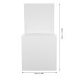 thumbnail image 2 of Hemobllo 5-Pack Foldable White Card Collection Donation Boxes with Sign Holders for Meetings and Events, 2 of 5