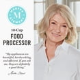thumbnail image 3 of Martha Stewart 10-Cup Electric Food Processor & Chopper, Cream, 3 of 13