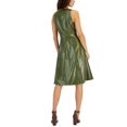 thumbnail image 2 of INC Womens Faux Leather Sleeveless Fit & Flare Dress, 2 of 2