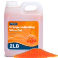 thumbnail image 1 of Gel de sílice indicador naranja Voisen Desecant Beads, 2 kg, 1 of 7