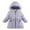 Light Purple, variant on Children's Winter Padded Jacket Thickened Fashion Down Coat Warm Cold Weather Outerwear for Kids