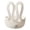White, variant on Easter Basket for Kids, Easter Bunny Basket, Woven Cotton Rope Egg Easter Gift Baskets,for Candy and Cosmetics, Portable Storage Sundries Basket for Kitchen Counter or Office Desk