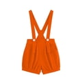 thumbnail image 1 of Odeerbi Niños Niñas Verano Total Shorts Dance Party Performance Suspenders Shorts, 1 of 9