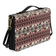 thumbnail image 2 of FOR U DESIGNS Aztec Tribal Bible Case Cow Print Bible Cover for Teen Girls Boys Kids Size 2X-Large with Shoulder Strap PU Bible Case Bag Book Carrying Case for Bible Study Religious, 2 of 7